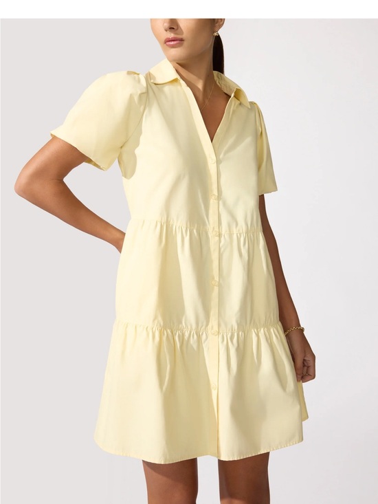 Brochu Walker Dresses & Skirts - Brochu Walker Havana mini dress pale yellow,L